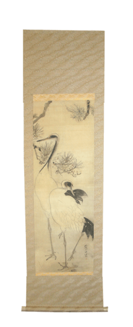 朝来市　掛軸　修理